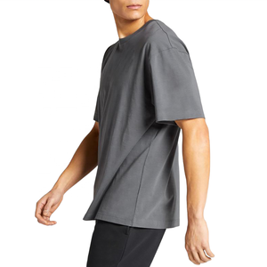 T-shirt unisexe à col rond et manches courtes, coupe ajustée, 100 % coton épais 220 GSM, écologique, impression personnalisée sur le devant, directement de l'usine - Product Image 1