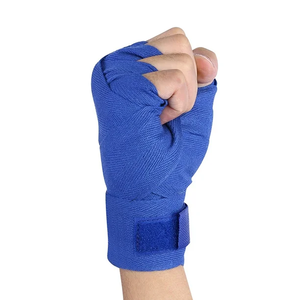 Bandes de boxe ajustables de haute qualité en coton extensible pour le soutien des poignets, idéales pour la gym et l'entraînement MMA, personnalisables OEM ODM - Product Image 6