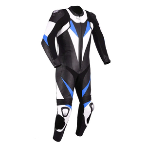 Combinaison de moto en cuir de vachette, équipement de protection pour motards, OEM ODM disponible, combinaison de course en cuir pour moto, équipement de conduite durable - Product Image 2