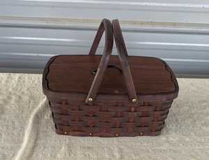 Boîte de rangement pliable en bois pour vin et cigares, artisanale, moderne, écologique, avec poignées, multi-usages - Product Image 1