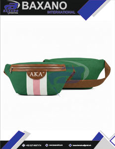 Sac banane AKA Sorority Alpha |   Kapa |   Sac banane unisexe imperméable à fermeture éclair avec motif lettres Alpha - Product Image 4