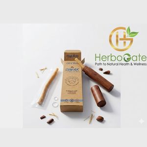 Paquete de 2 Palitos de Siwak Miswak Orinko, Palitos Tradicionales Naturales para la Limpieza Bucal con Empaque Portátil para Uso Diario en Casa y Viajes - Product Image 1