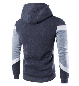 Sweat à capuche pour homme en coton épais 100 %, coupe classique, avec logo brodé multicolore, épaules tombantes, idéal pour l'hiver - Product Image 2