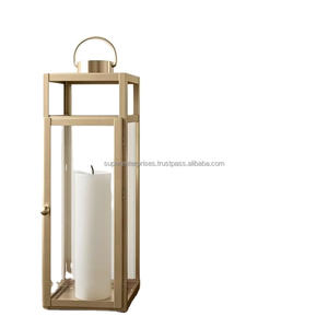 Linternas de diseño de portavelas de moda con decoración de acabado pintado diseño de decoración de jardín interior linterna de luz en T mejor para la decoración del hogar - Product Image 1