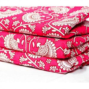 ผ้าทำมือ 100% ผ้าฝ้ายแท้ ลายพิมพ์บล็อกทำมือสำหรับผู้หญิง ดีไซน์สวยงามแบบอินเดีย เสื้อผ้าแฟชั่นและเครื่องประดับที่มีเอกลักษณ์ - Product Image 1