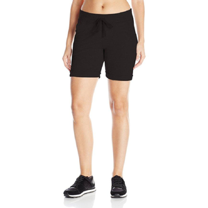 Shorts d'été pour femmes, taille haute, respirants, élastiques, séchage rapide, sportifs, décontractés, couleur unie, couleur personnalisée - Product Image 2