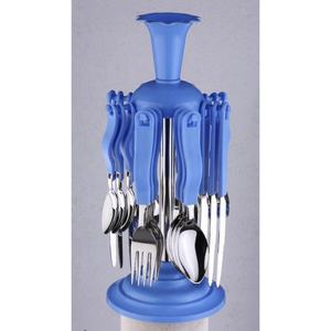 Juego de Cubiertos de acero inoxidable de alta calidad con diseño clásico, utensilios de cubiertos fuertes para bodas, banquetes, cafeterías, comidas diarias - Product Image 3