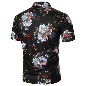 เสื้อโปโลผู้ชายพิมพ์ลายโลโก้แบบ DTF แขนสั้น ระบายอากาศได้ดี สวมใส่สบาย คุณภาพสูง ผลิตจากผ้าฝ้ายสีพื้น - Product Image 2