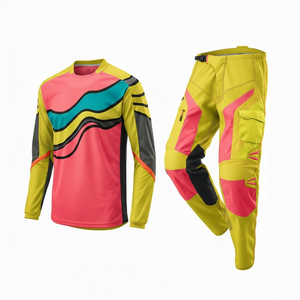 Vêtements de motocross personnalisés en gros, kit de motocross imprimé par sublimation, uniforme de course de moto tout-terrain 2026, respirant, pour la course MX - Product Image 1