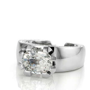 CVDDiamond Anillo de Compromiso de Oro Sólido de 10K para Mujer, Los Mejores Regalos de Lujo, Proveedor de Joyería Fina, Corte Ovalado, Certificado IGI, Cultivado en Laboratorio - Product Image 3