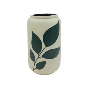 Vase à fleurs décoratif en fer de style antique, finition marron, pour la décoration de la maison et des hôtels, vase en métal fait à la main - Product Image 3