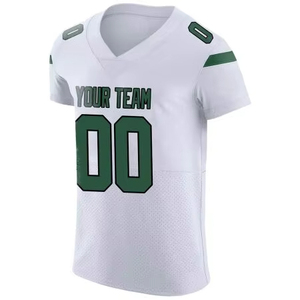 เสื้อฟุตบอลอเมริกันผู้ชายขายส่ง โพลีเอสเตอร์ 100% พิมพ์ลายแบบ Sublimation ปรับแต่งชื่อทีมได้ ไซส์ใหญ่ แขนสั้น สำหรับฤดูหนาว แบบสวมด้านหน้า - Product Image 1