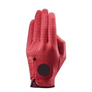 2026 Black Leather Golf <b>Glove</b> Left Hand Full Finger Non Slip Hook And Loop Closure Unisex Breathable <b>Moisture</b> Wicking - Product Image 3