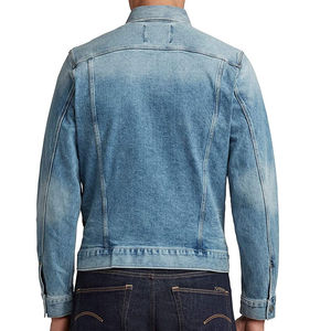 Chaqueta de Mezclilla Ligera para Hombre, Estilo Clásico con Botones, Abrigo de Jean de Algodón, Manga Larga, Ropa Exterior con Bolsillos, Moda Casual Urbana - Product Image 3