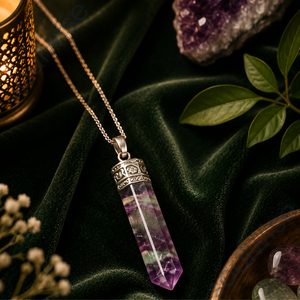 Pendentif crayon classique religieux multi-fluorite plaqué or - Product Image 2