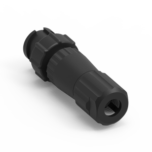 Connecteur de type assemblage étanche IP67 avec boîtier en nylon et contact en laiton 4 broches - Product Image 2