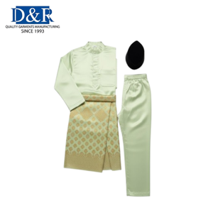 Meilleures ventes : Jubba malaisienne OEM brodée pour hommes, tenue traditionnelle musulmane, Thobe islamique, Kaftan arabe, Robe de luxe du Moyen-Orient - Product Image 3