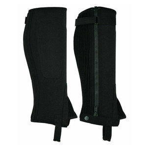 OEM Custom Leather <b>Half</b> <b>Chaps</b> Soft Cowhide Equestrian Riding Gaiters Premium Horse Riding Boot Gaiters LHC-0027 - Product Image 5