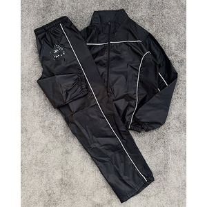 Survêtement décontracté personnalisé en polyester/coton léger avec fermeture éclair pour homme – Coupe régulière, respirant, coupe-vent, idéal pour l'été (vente en gros) - Product Image 1