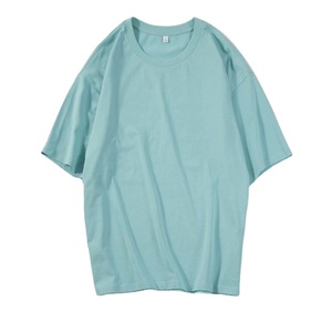 เสื้อยืดผู้ชาย แขนสั้น ผ้าคอตตอน 100% คุณภาพดี ดีไซน์ใหม่รับซัมเมอร์ สีพื้น ระบายอากาศได้ดี ไม่หด พร้อมโลโก้ที่หน้า - Product Image 6