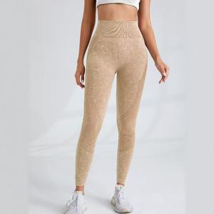 Wholesale Custom Logo High Waist <b>Tights</b> Pants Super Soft Gym Fitness Leggings for Women - Product Image 3