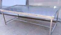 Équipement d'abattage de table de vidange de poulet pour la ligne de traitement de volaille dans l'abattoir de poulet