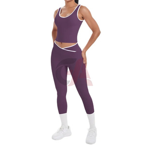 Ensemble de yoga pour femmes 2026 – Nouveau design, haute élasticité, léger, séchage rapide, vêtements de sport personnalisés en gros - Product Image 5
