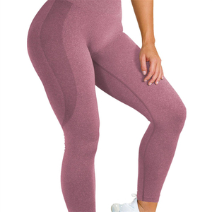 New Arrival Plus Size Women Yoga Legging & Bra Set Breathable Quick Dry Elastic Waist Custom Logo 2-Piece Fitness Wear for Sale - Product Image 4