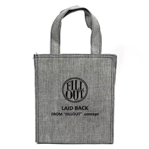 Sac à déjeuner en jute imprimé tendance avec isolation thermique, capacité de 6 à 10 L, design avec poignée pour le stockage des aliments - Product Image 6