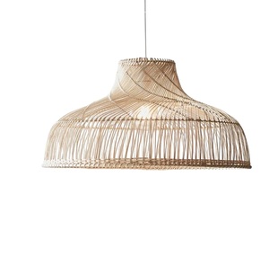 Lámpara de Techo Moderna Hecha a Mano de Mimbre de Bambú para Interiores, Lámpara Colgante Natural, Pantalla de Lámpara, Cubierta de Lámpara, Pantalla de Diseño para Restaurante - Product Image 3