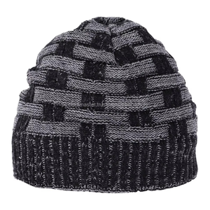 ODM Wholesales Manufacturer Custom Pure Color for Girls Acrylic Winter <b>Warm</b> Suitable Street Wear Cuffed Ribbed Blank Beanie <b>Hat</b> - Product Image 6