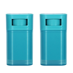 New Design 15ml 41.6mm Diameter Colorful PE Oval Cosmetic <strong>Deodorant</strong> Stick Tube With Twist Lid - Product Image 1