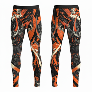 Activewear Solid Plain Color Compression Leggings High Stretchy Gym Fitness Running Training Custom Printed Embroidery <b>Pants</b> - Product Image 6