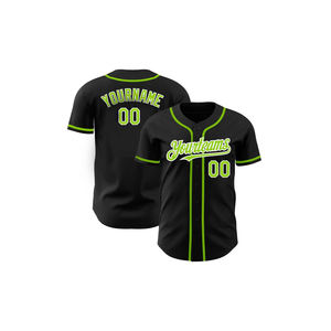 Maillot de softball avec logo OEM Chemises de baseball vierges personnalisées Ensembles de vêtements de sport en tissu polyester Vente en gros Maillots de baseball personnalisables - Product Image 2