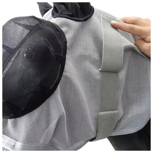 Masque anti-mouches pour chevaux de luxe, haute qualité, extensible, protection des yeux et des oreilles, personnalisable, léger, respirant, confortable, protection contre les moustiques - Product Image 6