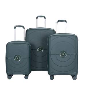 Nouveau jeu de bagages vert 3 pièces (20/24/28) valise rigide légère et durable à double roues avec serrure TSA - Product Image 1