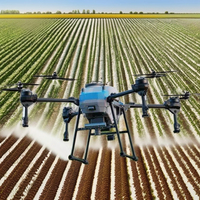 Modèle B100 19L Machines agricoles Pulvérisateur professionnel Protection des cultures Pesticide Agriculture Pulvérisation Drone pour utilisation en serre agricole