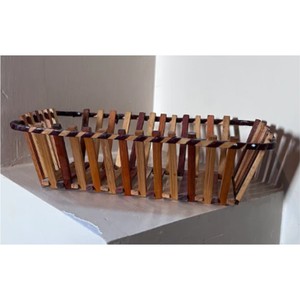 Cesta de Frutas Moderna de Madera, Hecha a Mano, Tazón de Almacenamiento de Madera Natural, Ecológico, Cesta para Verduras para Decoración del Hogar - Product Image 6