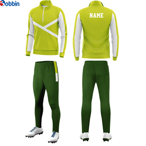 Conjunto de chándal deportivo personalizado con media cremallera para hombre, ideal para correr, fútbol y entrenamiento, mantiene el calor. - Product Image 3