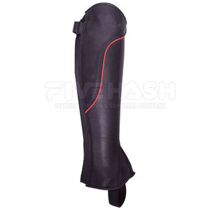 Mini Chaps de Cuero Duraderos para Caballos, Cubrepiernas con Correa Ajustable para Entrenamiento al Aire Libre - Product Image 5