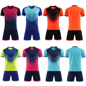Conjunto de Camiseta de Fútbol para Hombre, Degradado Naranja y Negro, Cuello en V, Manga Corta, Absorbe la Humedad, Ajuste Atlético, para Todas las Temporadas - Product Image 5