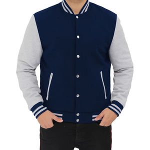 Chaqueta Varsity para Hombre, Nueva Colección, Hecha con Material Cálido para Invierno, Estilo de Longitud Regular - Product Image 4