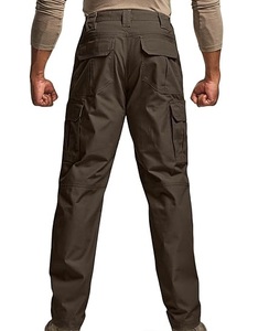 Pantalon cargo tactique léger pour la randonnée en plein air, la pêche, le camping, le travail, en coton personnalisé, respirant, OEM, pour hommes - Product Image 2