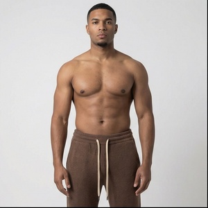 Pantalones Deportivos de Felpa para Hombre, Estilo Holgado, Ligeros, Transpirables, con Dobladillo Abierto, Personalizables - Product Image 1