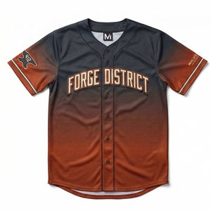 Maillot de baseball personnalisé, streetwear, sublimation, uniforme d'équipe, t-shirt athlétique respirant, style professionnel MALUZA INDUSTRIES - Product Image 1