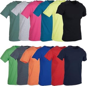 Soft Fabric Tee Breathable Plain T-shirt Men's Clothing 180g Solid Color Front Eco-Friendly <b>Smart</b> Casual Single Jersey Knit - Product Image 1