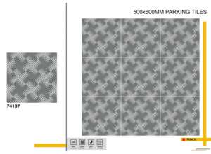 Baldosas para Estacionamiento de Uso Exterior de 50X50CM Diseñadas para Áreas de Alta Actividad que Requieren un Fuerte Equilibrio Superficial y Resistentes a la Intemperie - Product Image 2