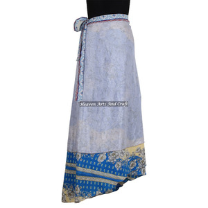 2026 Latest Dress <b>Wrap</b> Women <b>Skirt</b> Dress 2 Layer Reversible Magic Silk Saris <b>Wrap</b> Long <b>Skirt</b> Indian Magic Silk <b>Wrap</b> <b>Skirt</b> Custom - Product Image 6