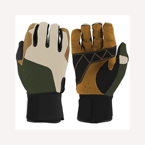 Gants de frappe de baseball légers pour hommes, construction durable, tissu en cuir résistant à l'humidité, protection UV, cordon de serrage - Product Image 2