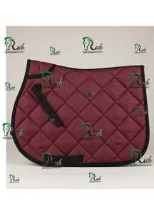 Premium Quilted English Horse Saddle Pad - Breathable Cotton Equestrian Saddle Cloth for Jumping & All-Purpose Riding - Product Image 3